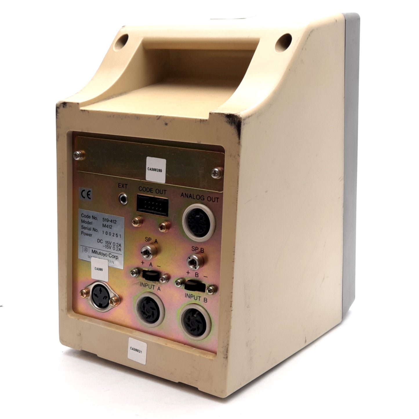 Used Mitutoyo 519-412 M412 Digital Mu-Checker 0.000005in Accuracy ±15VDC Power Supply