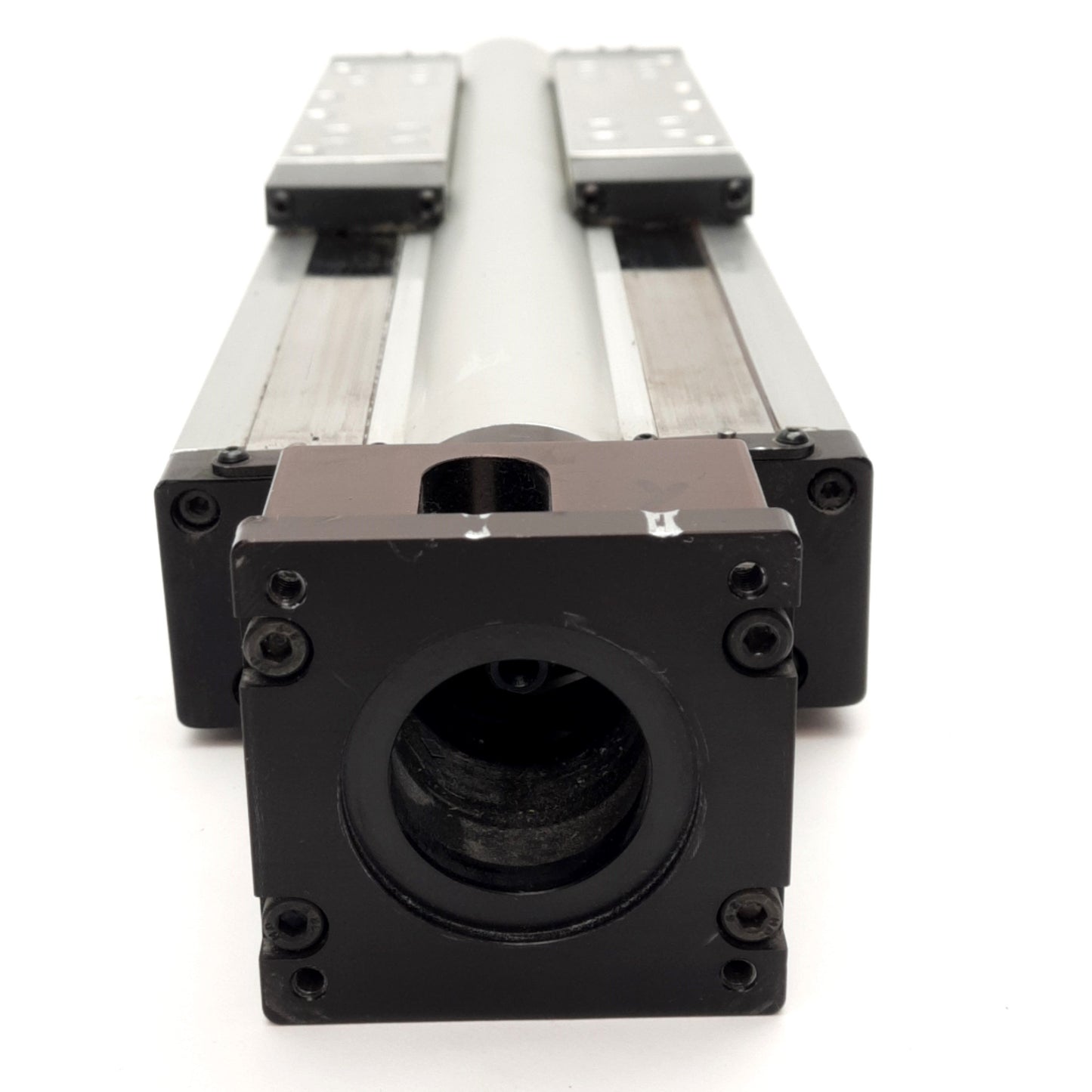 Used Parker 404150XRMSD2H1L1C1M3 Linear Actuator, 150mm Travel, 5mm Lead, NEMA 23