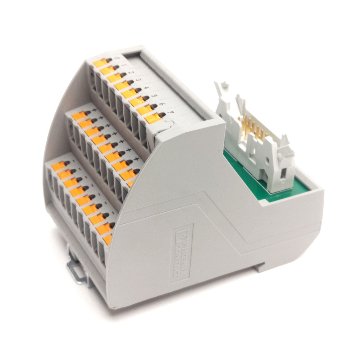 Used Phoenix Contact VIP-3/PT/FLK14/8IM/PLC Breakout Module 25VAC/60VDC 3A Max