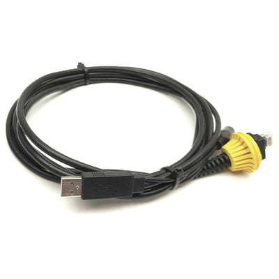 Used Cognex DM8500-USB-00 Dataman Barcode Reader Scanner Cable, USB to RJ50, 2.5m