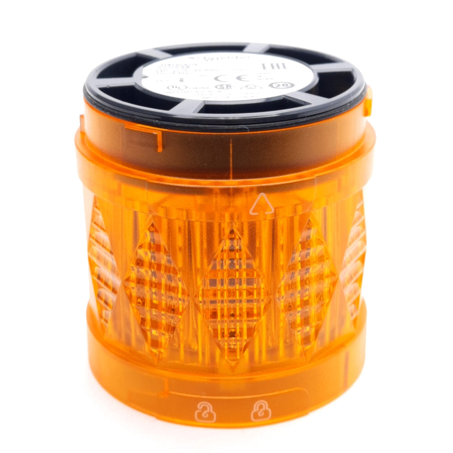 Used Schneider Electric XVUC25 Modular LED Tower Light, Amber, ø60mm, 24VAC/DC