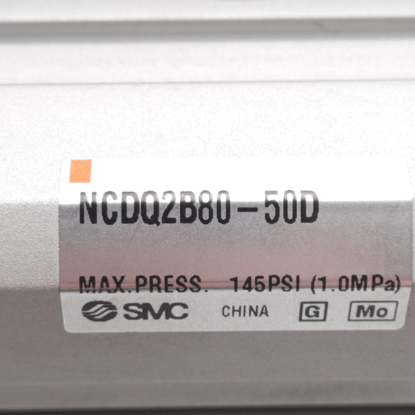 Used SMC NCDQ2B80-50D Compact Pneumatic Cylinder, ø80mm Bore, 50mm Stroke, 3/8in NPT
