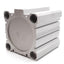 Used SMC NCDQ2B80-50D Compact Pneumatic Cylinder, ø80mm Bore, 50mm Stroke, 3/8in NPT