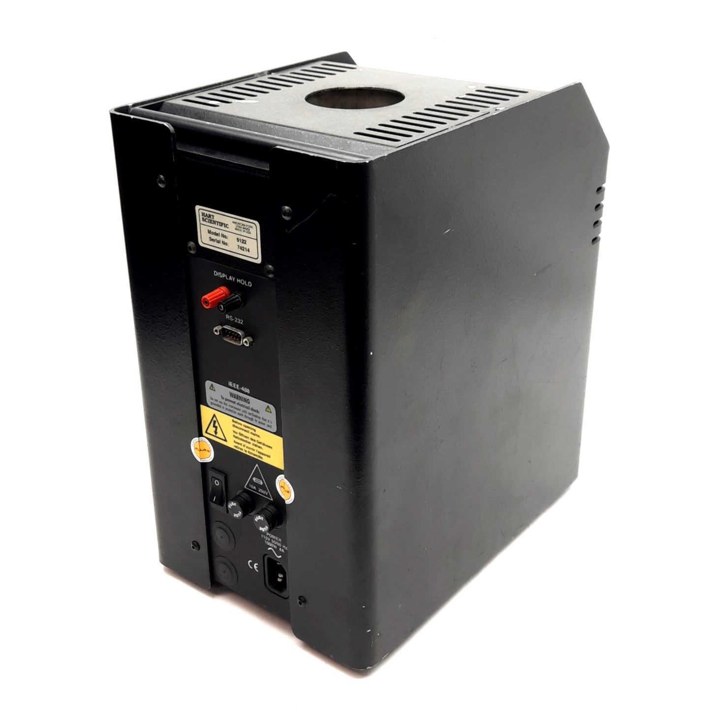 Used Hart Scientific 9122 Dry-Well Calibrator 35-600°C, (4x) ø3/4in Test Wells 115VAC