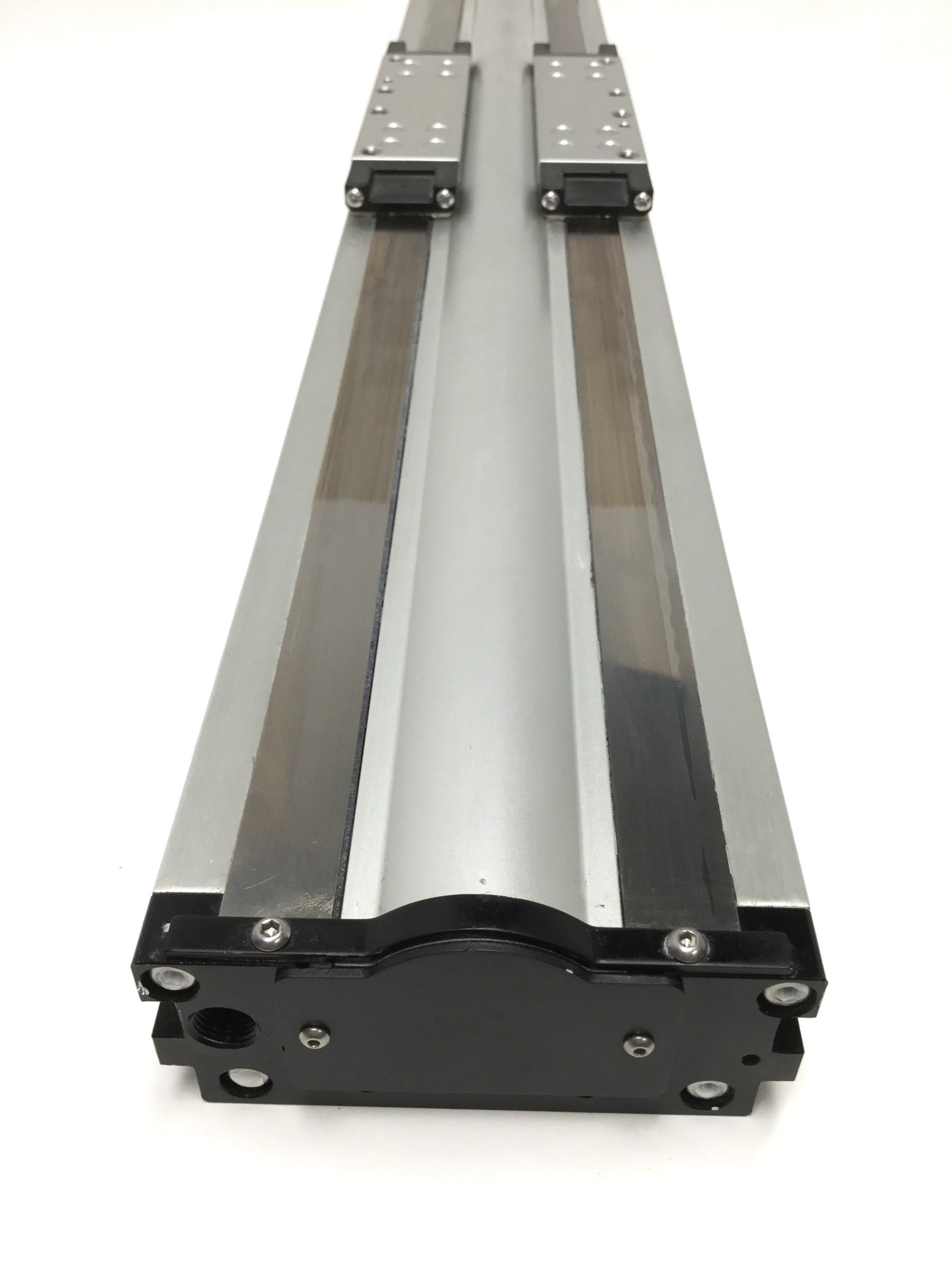Used Parker 404400XRMSD2 Ball Screw Linear Actuator Positioner 400mm Travel, 5mm Lead
