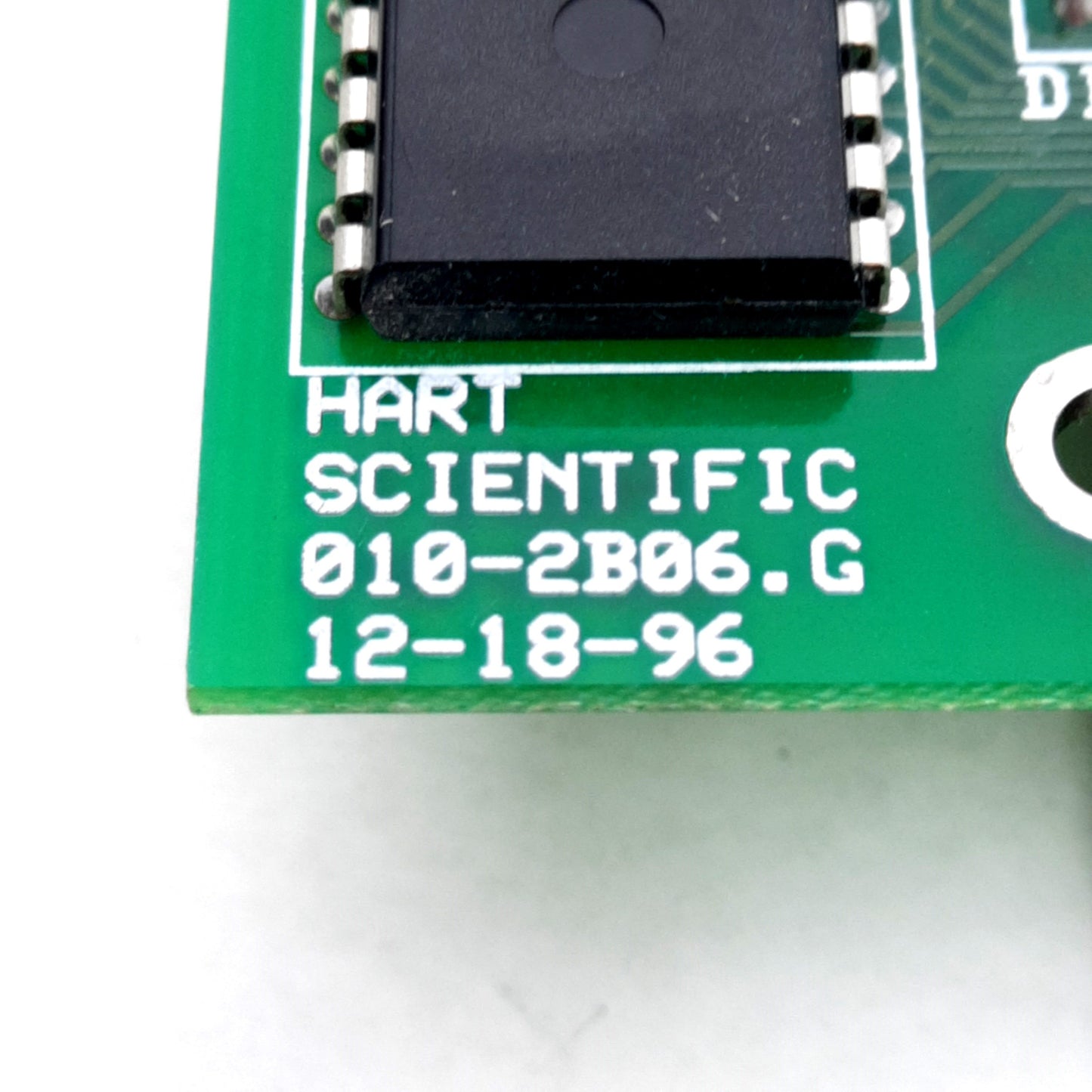 Used Hart Scientific 010-2B06 Front Panel LCD Display Control Board For Dry-Well 9122