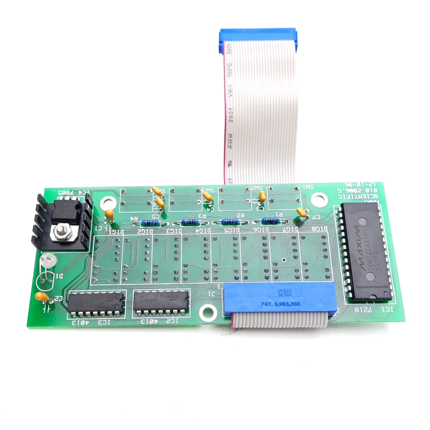 Used Hart Scientific 010-2B06 Front Panel LCD Display Control Board For Dry-Well 9122