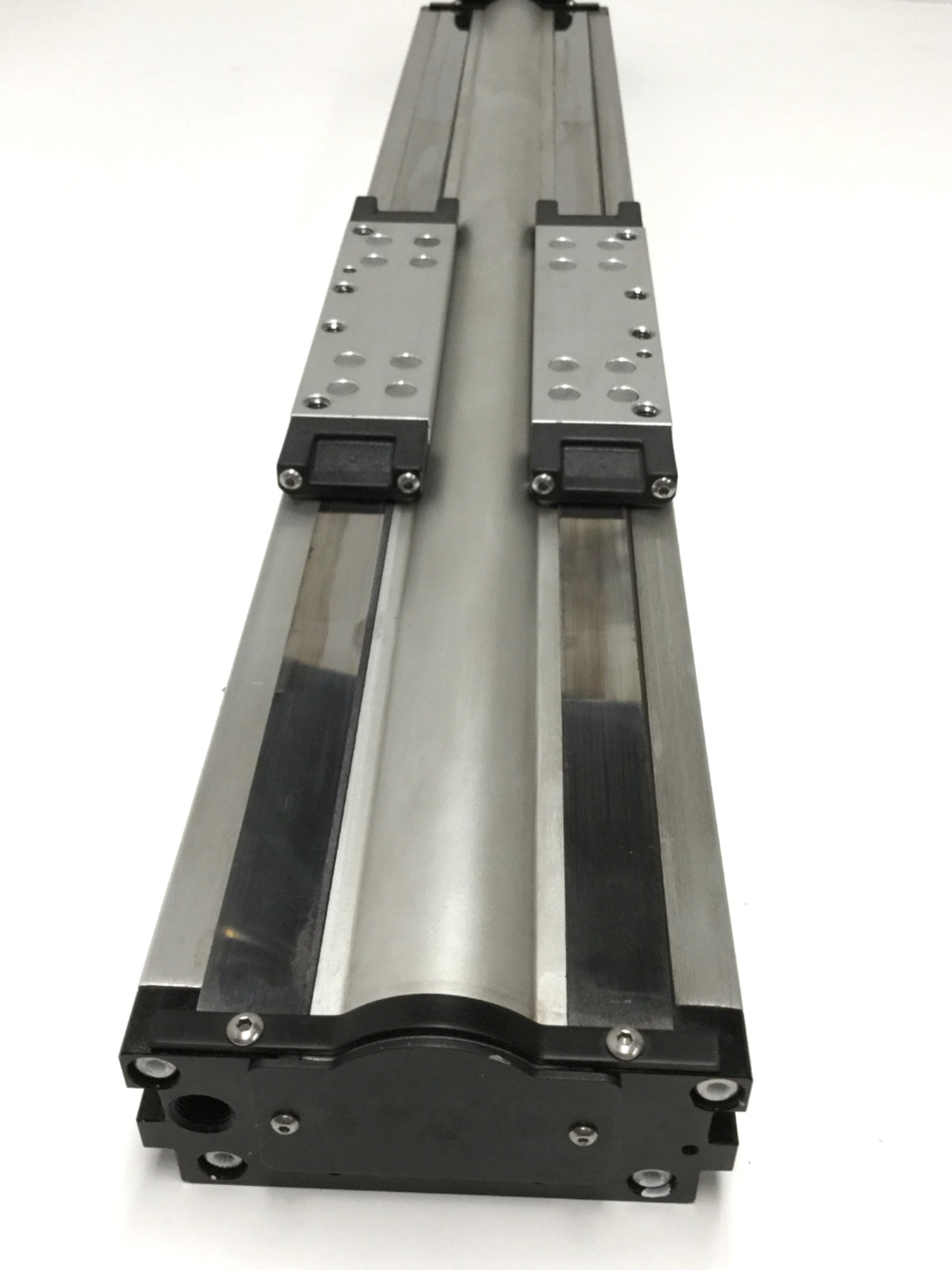 Used Parker 404400XRMSD2 Ball Screw Linear Actuator Positioner 400mm Travel, 5mm Lead