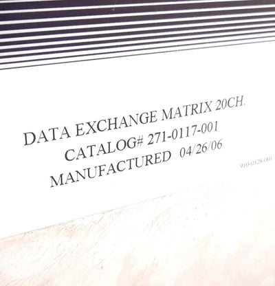 Used DSI 271-0117-001 Data Exchange Matrix 20 Channel