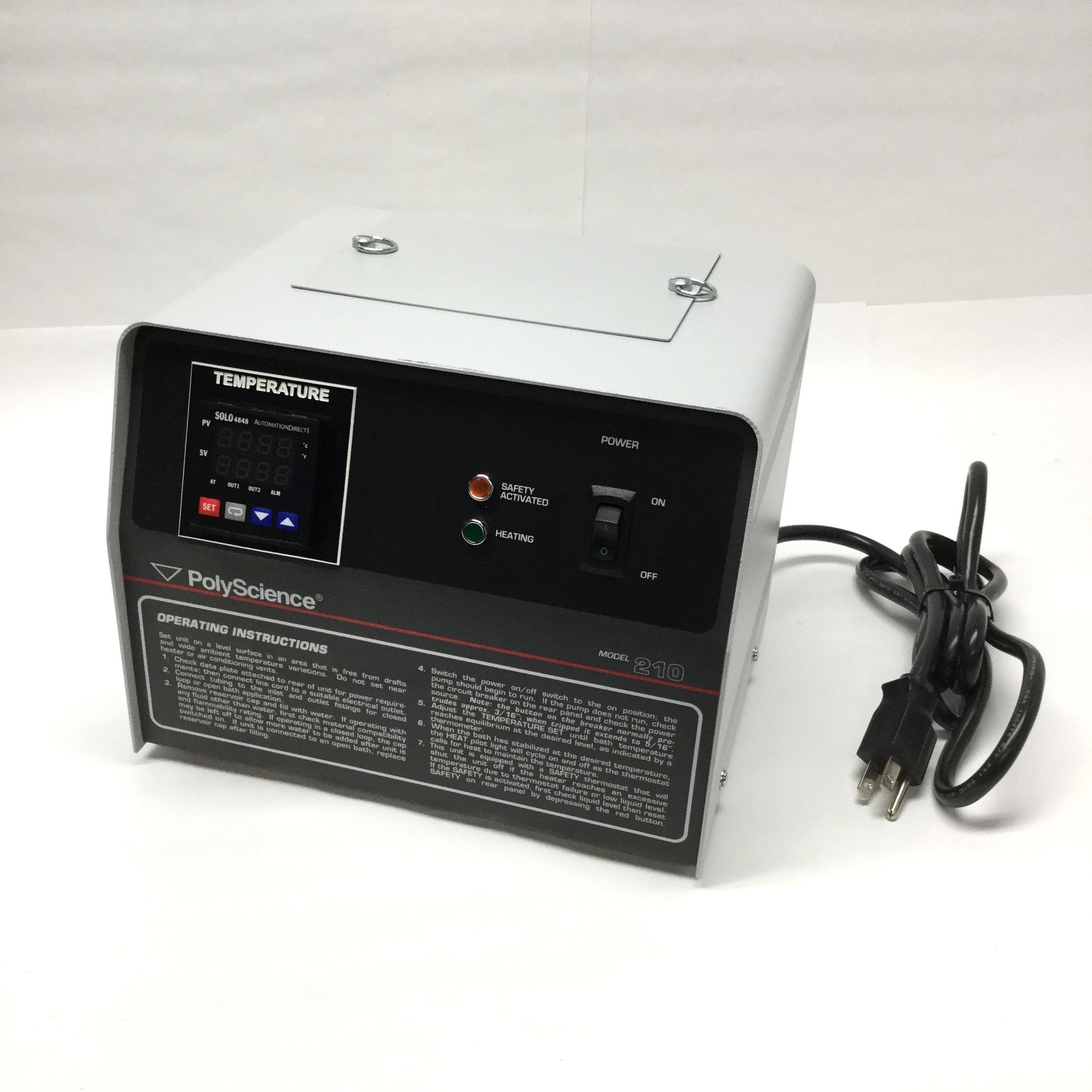 Polyscience Recirculator PolyScience 210 Temp Controlled Heated Water Recirculator 70°C 750W 12 ...