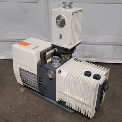 Used Alcatel Pascal 2010 I Analytical Dual Stage Rotary Vane Vacuum Pump, 115/220VAC