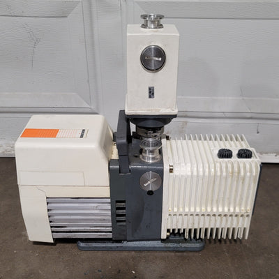 Used Alcatel Pascal 2010 I Analytical Dual Stage Rotary Vane Vacuum Pump, 115/220VAC