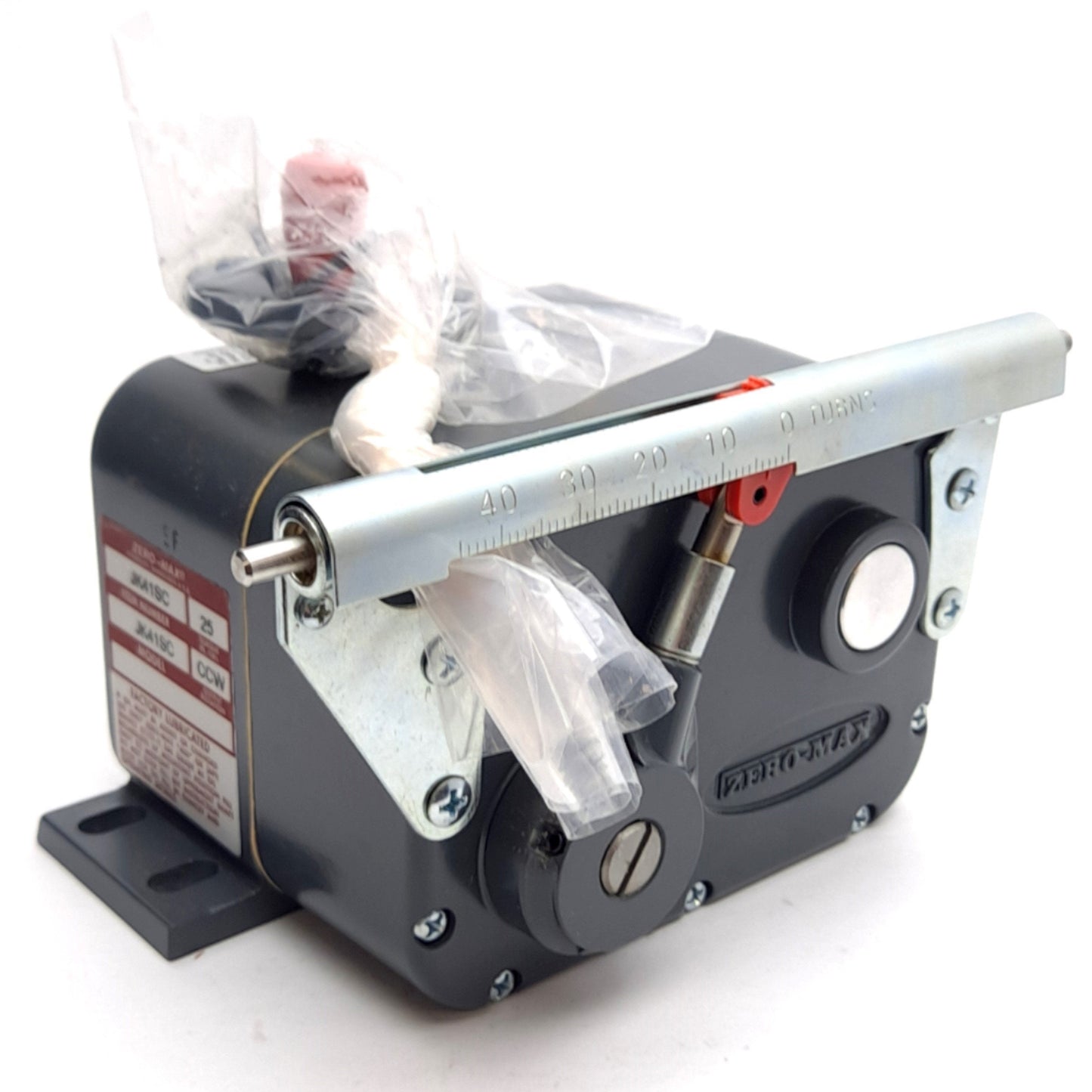 New Zero-Max JK41SC Adjustable Speed Drive W/ Screw Control, 25 in-lbs, 0-400 RPM