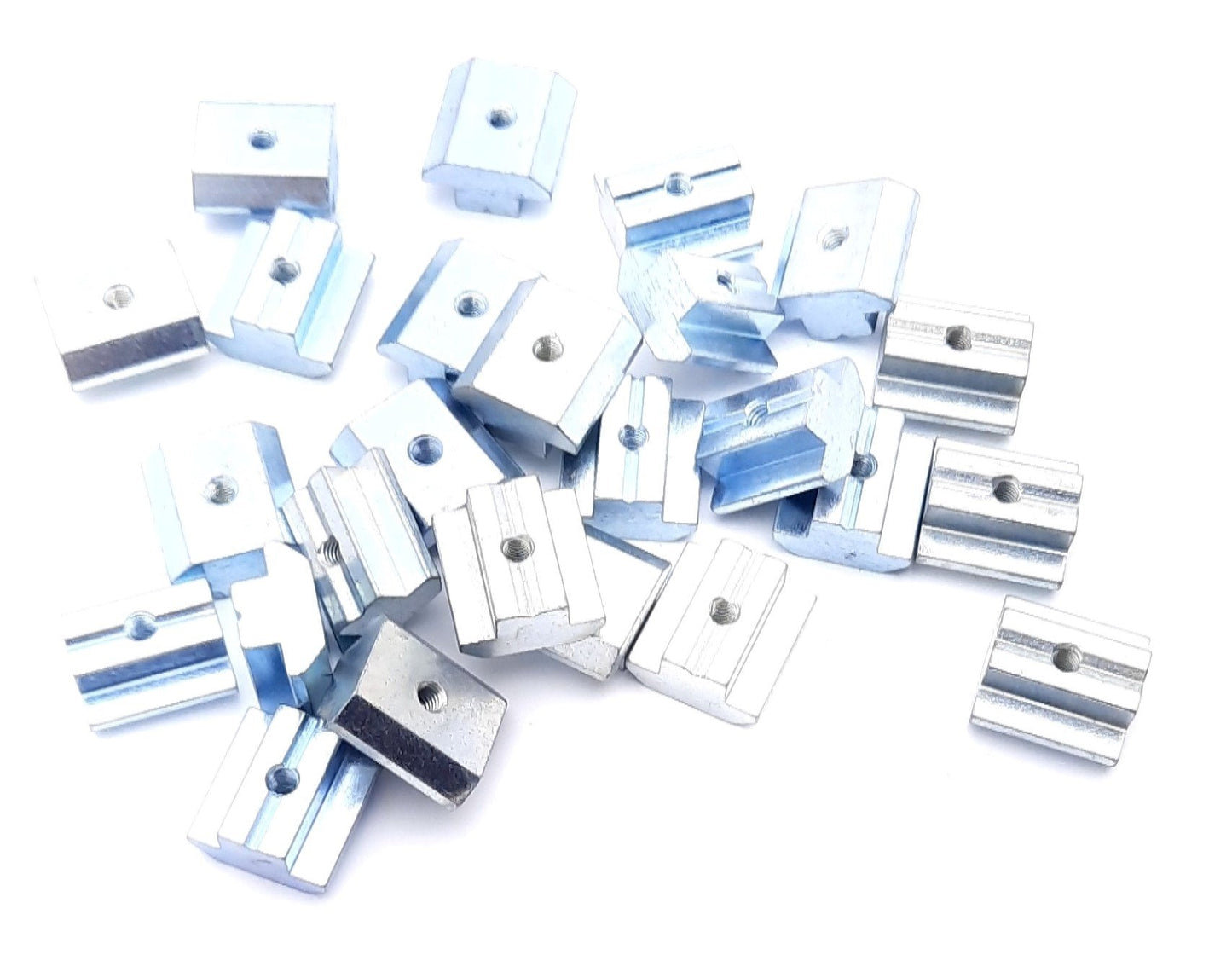 New Lot of 25 80/20 13046 Self-Aligning Slide-in T-Nut Series 45 M4 Thread 20x19.5mm