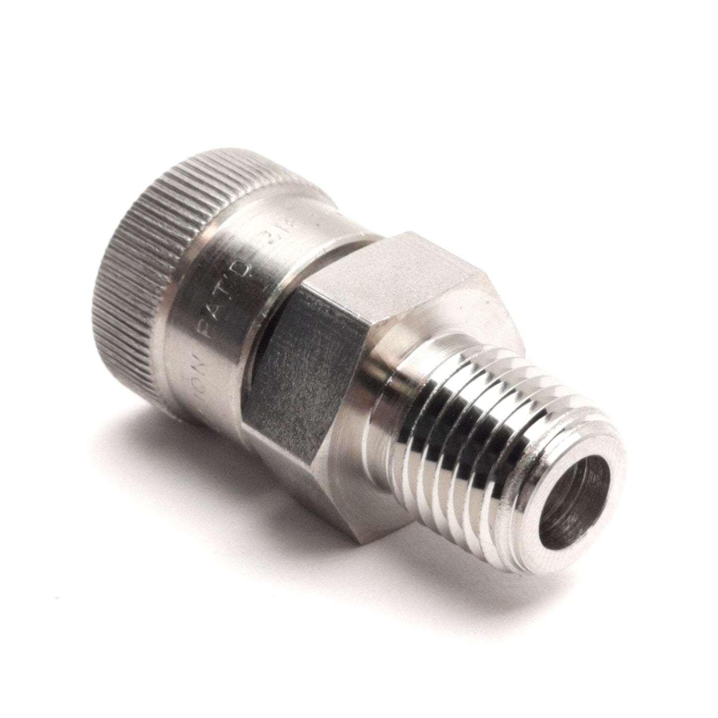 New – Open box Swagelok SS-6-UT-1-4 Ultra Torr Vaccum Fitting, 1/4" NPT Male to 3/8" Torr, SS