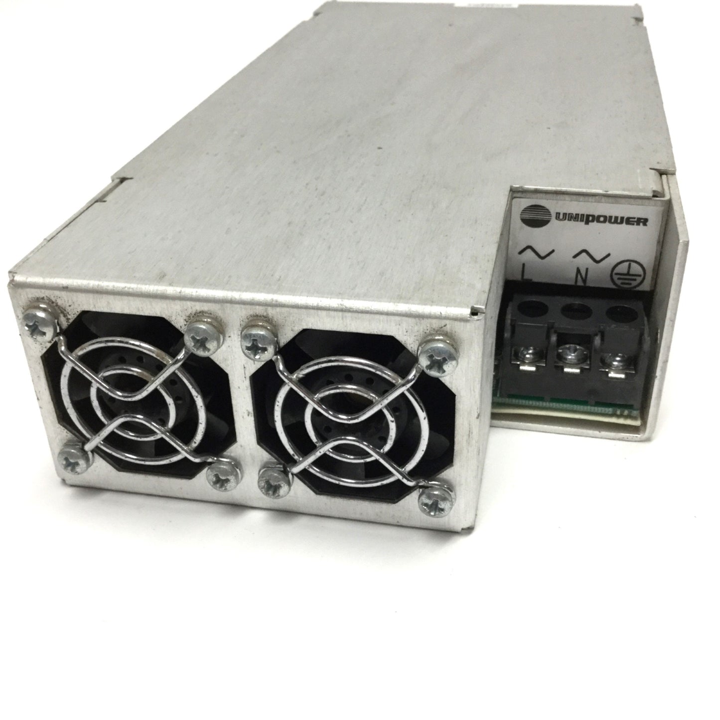 Used Unipower MG7000-N Power Supply 100-240VAC 6.4A In, 48VDC 10.4A Out 500W