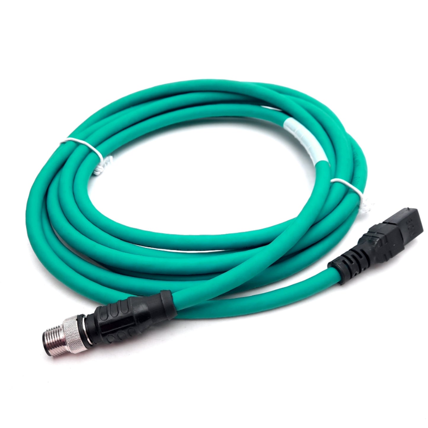 New Turck RSC RJ45 841-3M Industrial Ethernet Cable, M12 8-Pin Male to RJ45, 3m Long