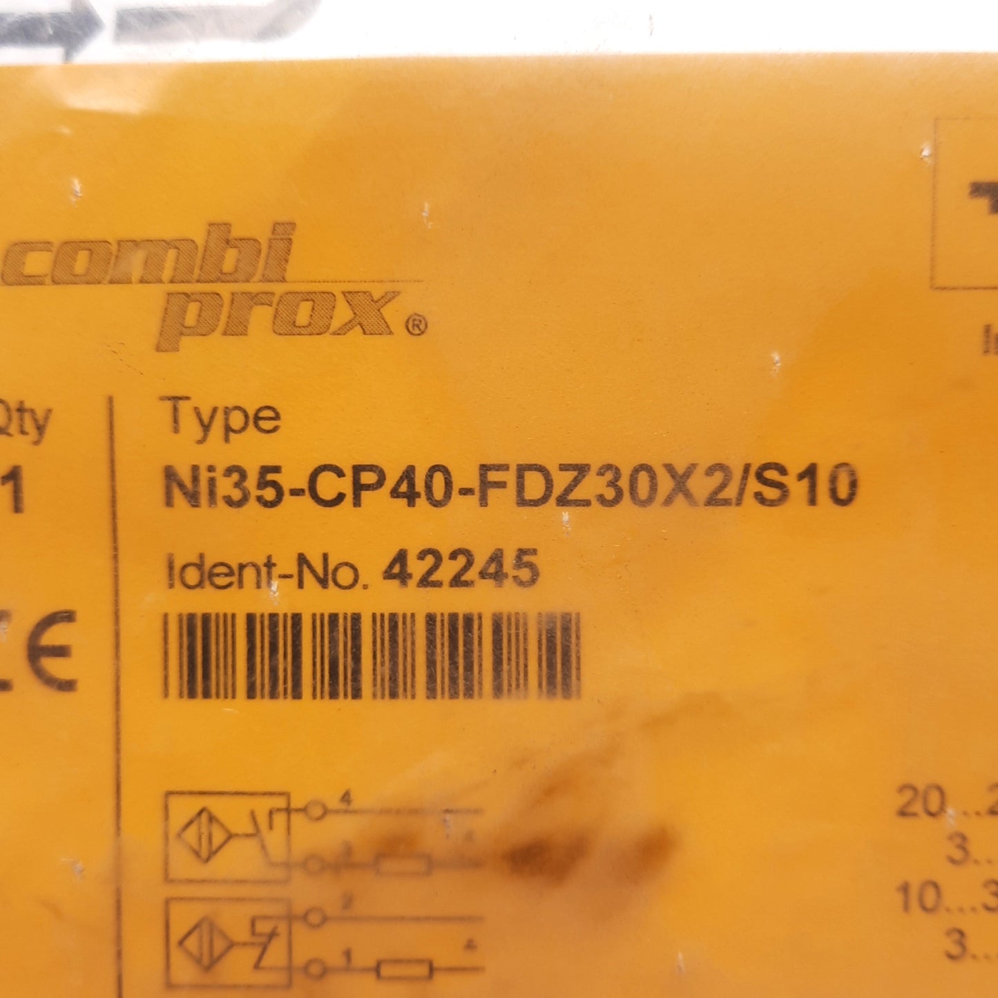 New Turck Ni35-CP40-FDZ30X2/S10 Inductive Proximity Sensor 20-250VAC/10-300VDC