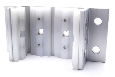 Used 80/20 6723 Double Flange Short Standard Linear Bearing 4 Slot Mount 10 Series