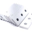 Used Lot of 10 80/20 20-4118 Straight Flat Plate 20 Series 3 Hole 60mm x 18mm x 4mm