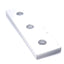 Used Lot of 10 80/20 20-4118 Straight Flat Plate 20 Series 3 Hole 60mm x 18mm x 4mm