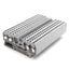 Used Lot of 20 Wago 280-833 4-Conductor Feed Through Terminal Block 800V 20A DIN Rail