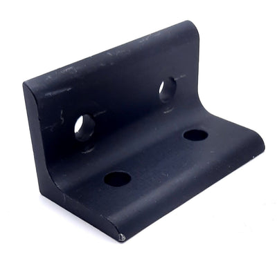 Used Lot of 6 80/20 4303 Aluminum Extrusion Inside 90 Degree Corner Brackets, 4-Hole