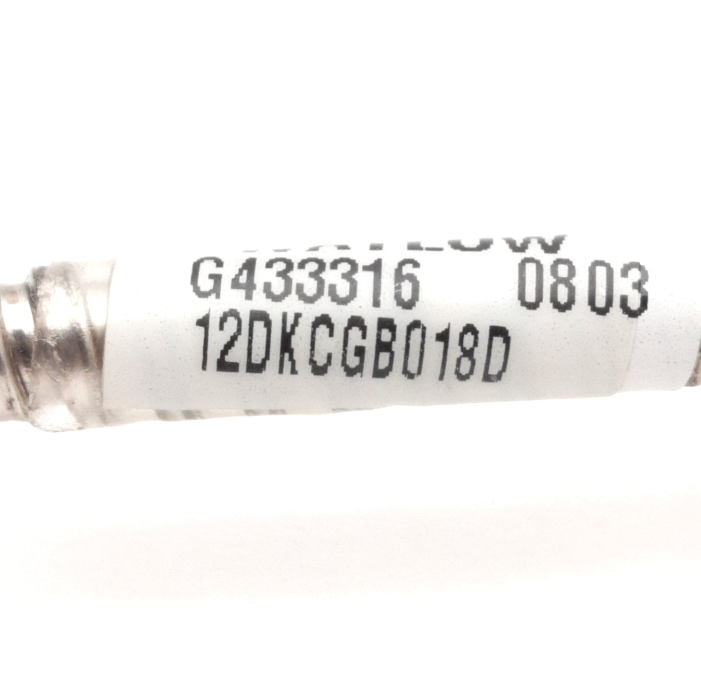 Used Watlow 12DKCGB018D Type K Thermocouple, 3/16"x1" Sheath, 18" Lead, Grounded