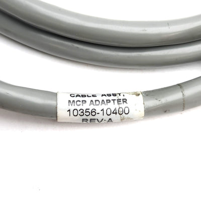 Used Adept 10356-10400 Rev A MCP Adapter Cable, 15-Pin D-Sub to 16-Pin MS Round, 2m