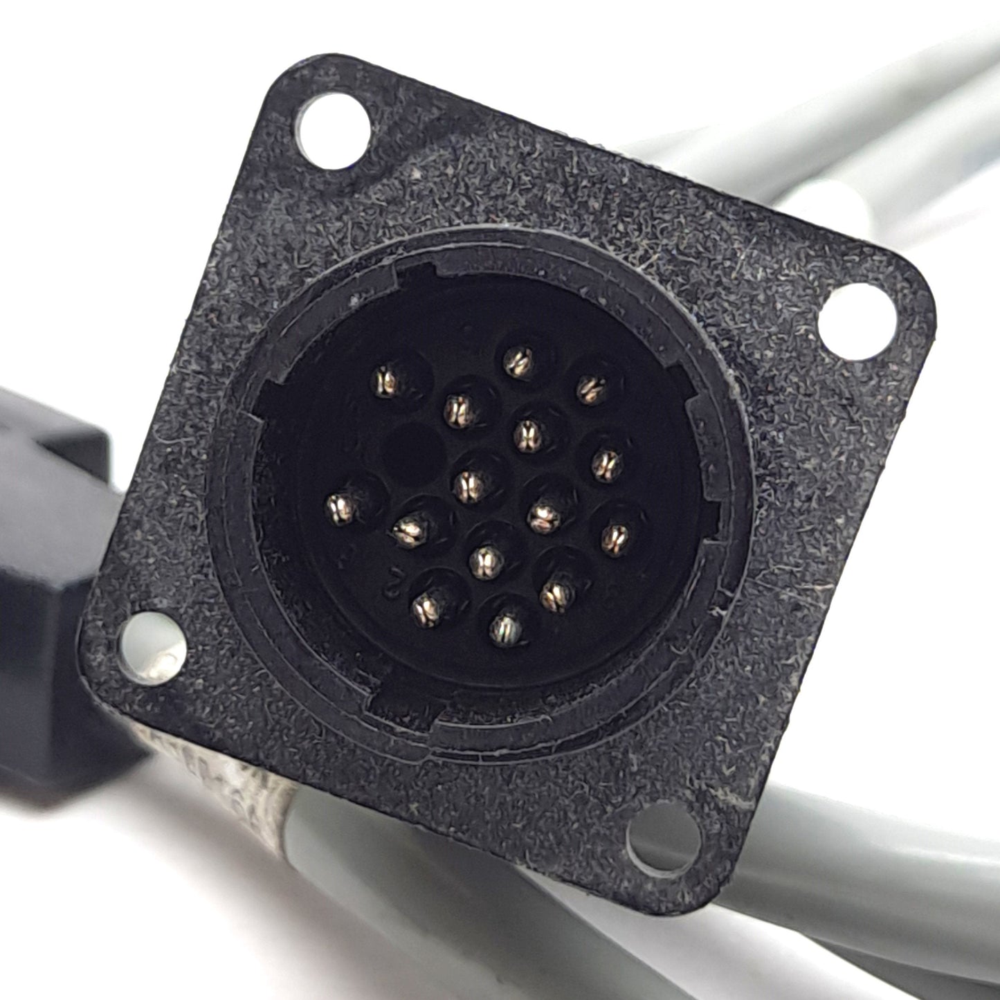 Used Adept 10356-10400 Rev A MCP Adapter Cable, 15-Pin D-Sub to 16-Pin MS Round, 2m