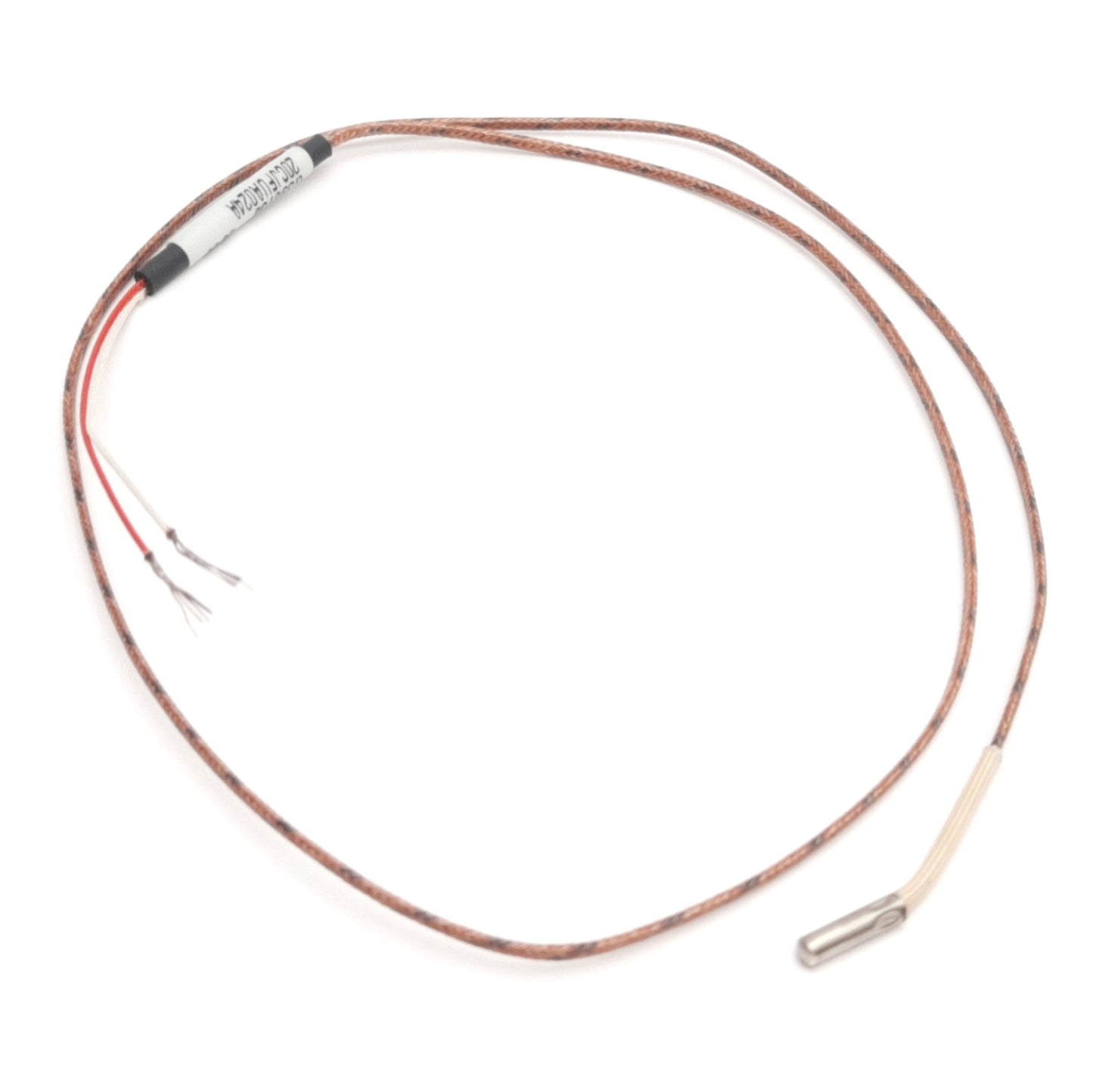 Used Watlow 20CJFUA024A Rigid Thermocouple, Type J, 1/8in x 1/2in Sheath, 24in Leads