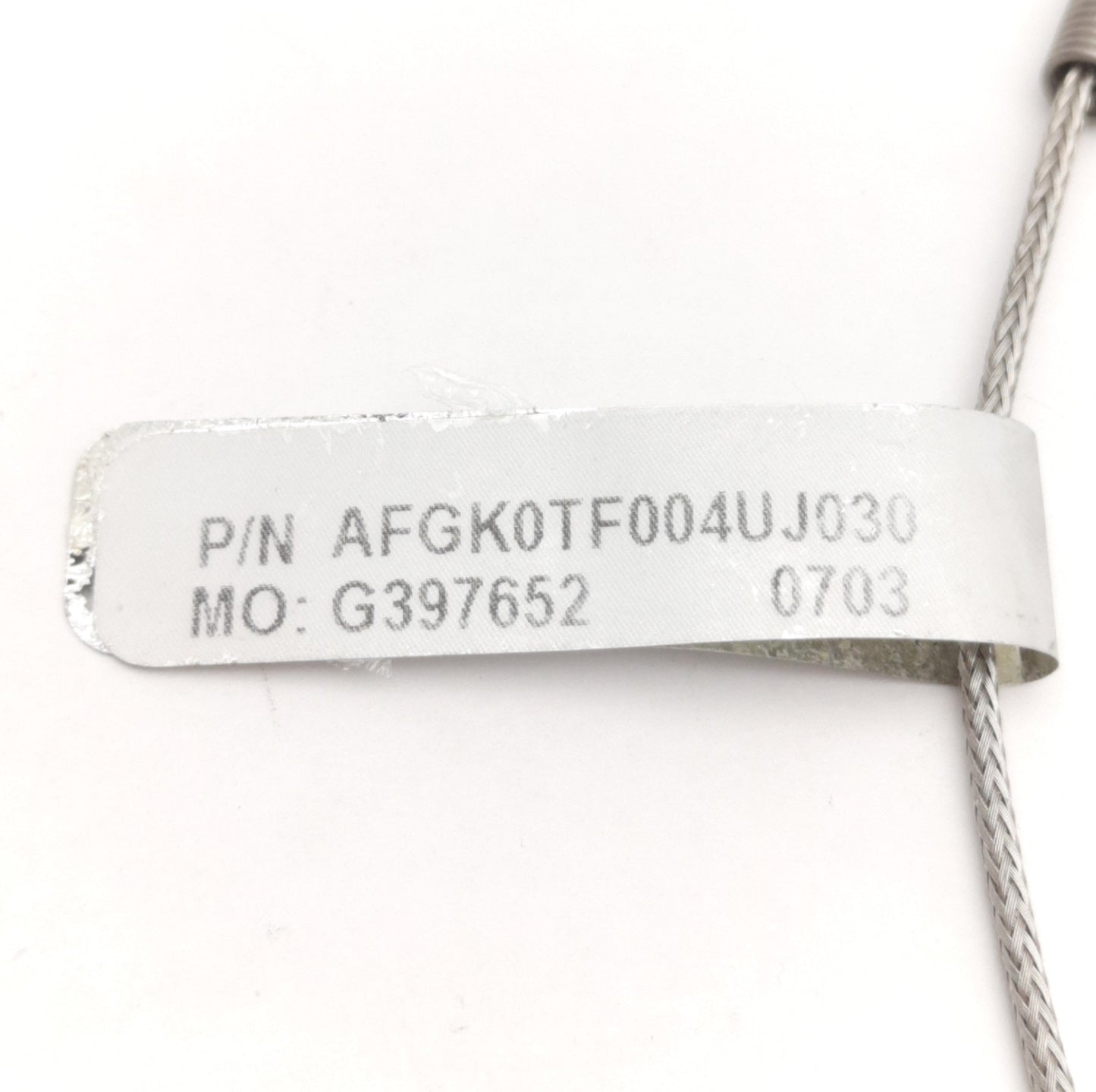 Used Watlow AFGK0TF004UJ030 Thermocouple, Type J, 0.125in x 0.5in Sheath, 3Ft SS Lead