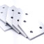 New Lot of 5 80/20 4346 45 Degree Angled Flat Plate 15 Series 4 Hole 4.5 x 3"
