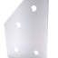 New Lot of 5 80/20 4346 45 Degree Angled Flat Plate 15 Series 4 Hole 4.5 x 3"