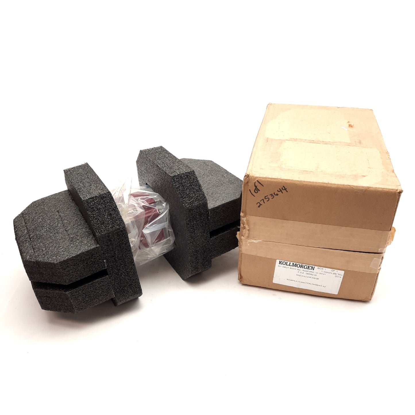 New Kollmorgen K32HLHJ-LNK-NS-00 Hybrid Step Motor, 1.8° Step, 1510oz-in, NEMA 34