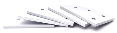 New Lot of 5 80/20 4361 60 Degree Angled Flat Plate 15 Series 4 Hole 4.5" x 3"