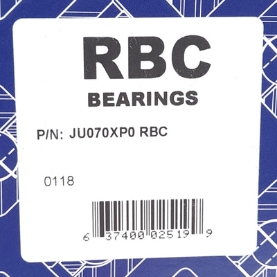 New RBC JU070XP0-RBC Thin-Section 4-Point Contact Ball Bearing, 7in Bore, 7.75in OD