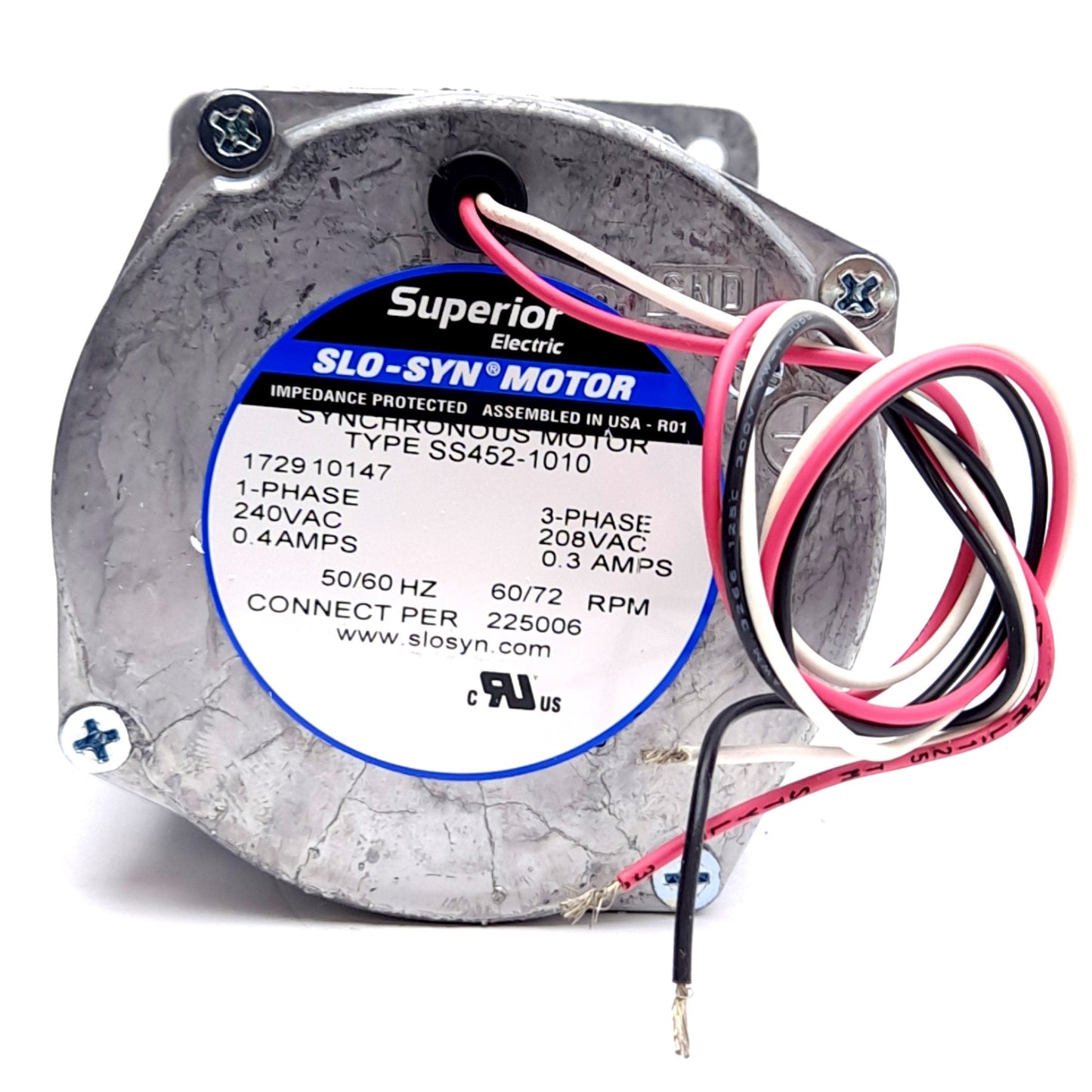 New Superior SS452-1010 SLO-SYN Synchronous Motor, 240VAC 1-Ph/208VAC 3-Ph