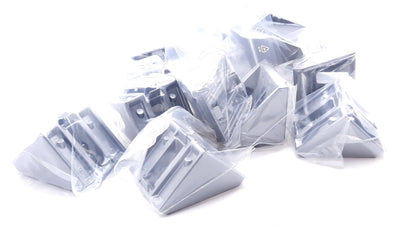 New Lot of 13 80/20 14075 39mm Slotted Inside Corner Bracket 40 Series 2 Hole