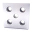 New Lot of 2 80/20 25-2131 Center Tap Base Plate: 50mm x 50mm with M10 Tap 25 Series