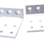 New Lot of 2 80/20 2405 Economy Floor Mount Base Plate 15 Series 4.5" x 5" x 2"