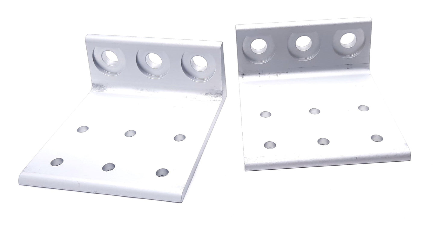 New Lot of 2 80/20 2405 Economy Floor Mount Base Plate 15 Series 4.5" x 5" x 2"