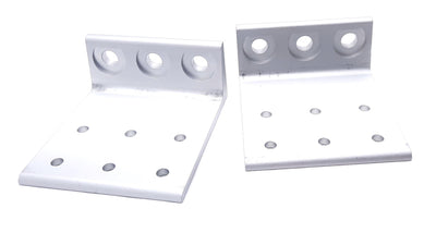 New Lot of 2 80/20 2405 Economy Floor Mount Base Plate 15 Series 4.5" x 5" x 2"