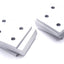 New Lot of 10 80/20 4110 15 Degree Angled Flat Plate 10 Series 4 Hole