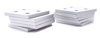 New Lot of 10 80/20 4110 15 Degree Angled Flat Plate 10 Series 4 Hole