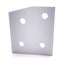 New Lot of 10 80/20 4110 15 Degree Angled Flat Plate 10 Series 4 Hole