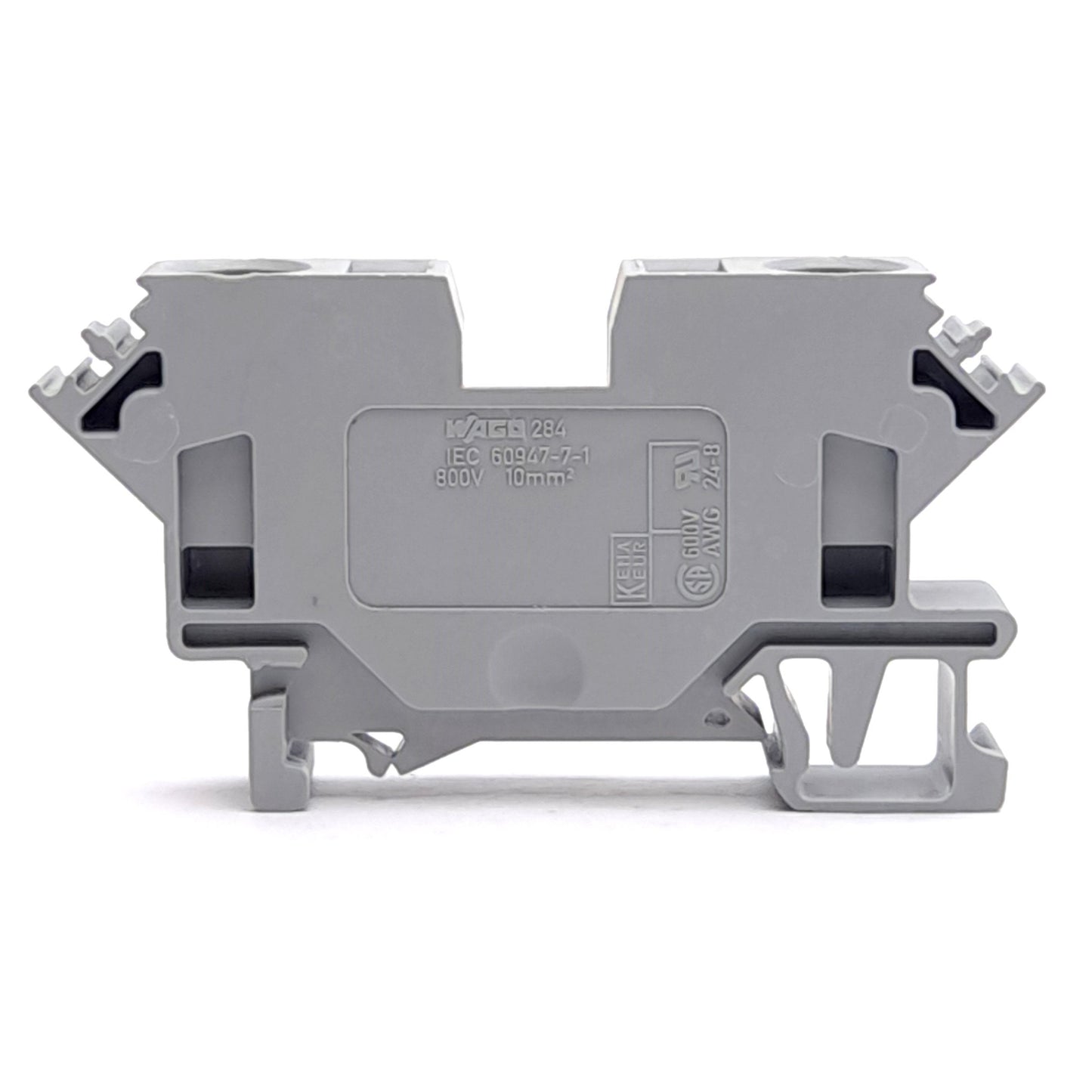 New – Open box Lot of 6 Wago 284-601 2-Conductor Terminal Block, 800V 57A, 1-Level, 1-Potential