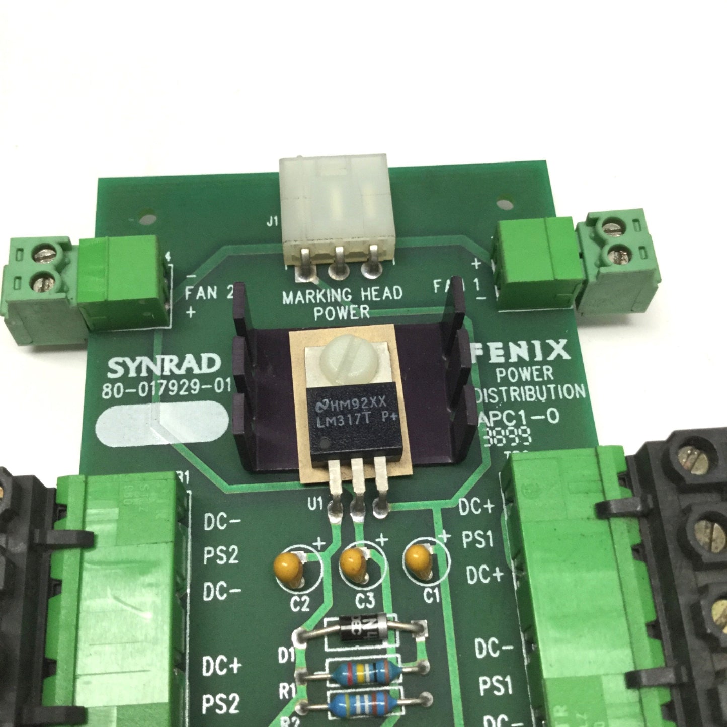 Used Synrad 80-017929-01 Power Distribution Board From Fenix Laser Marking System