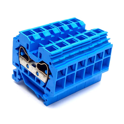 New – Open box Lot of 6 Wago 284-104 2-Conductor Terminal Block, 800V 57A, 1-Level, 1-Potential