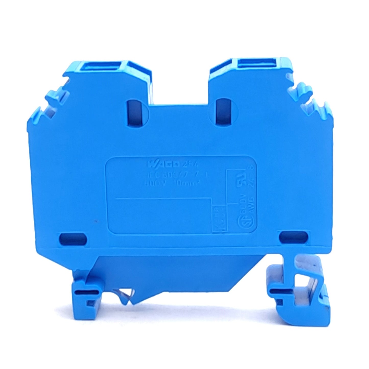 New – Open box Lot of 6 Wago 284-104 2-Conductor Terminal Block, 800V 57A, 1-Level, 1-Potential